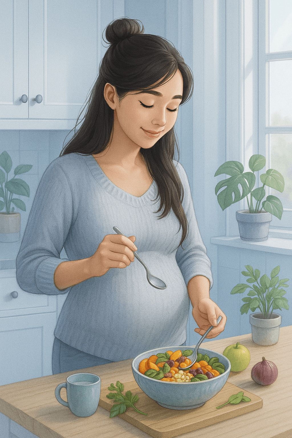 vegane Ernährungsberatung Schwangerschaft Bauchgefühl und Babyglück