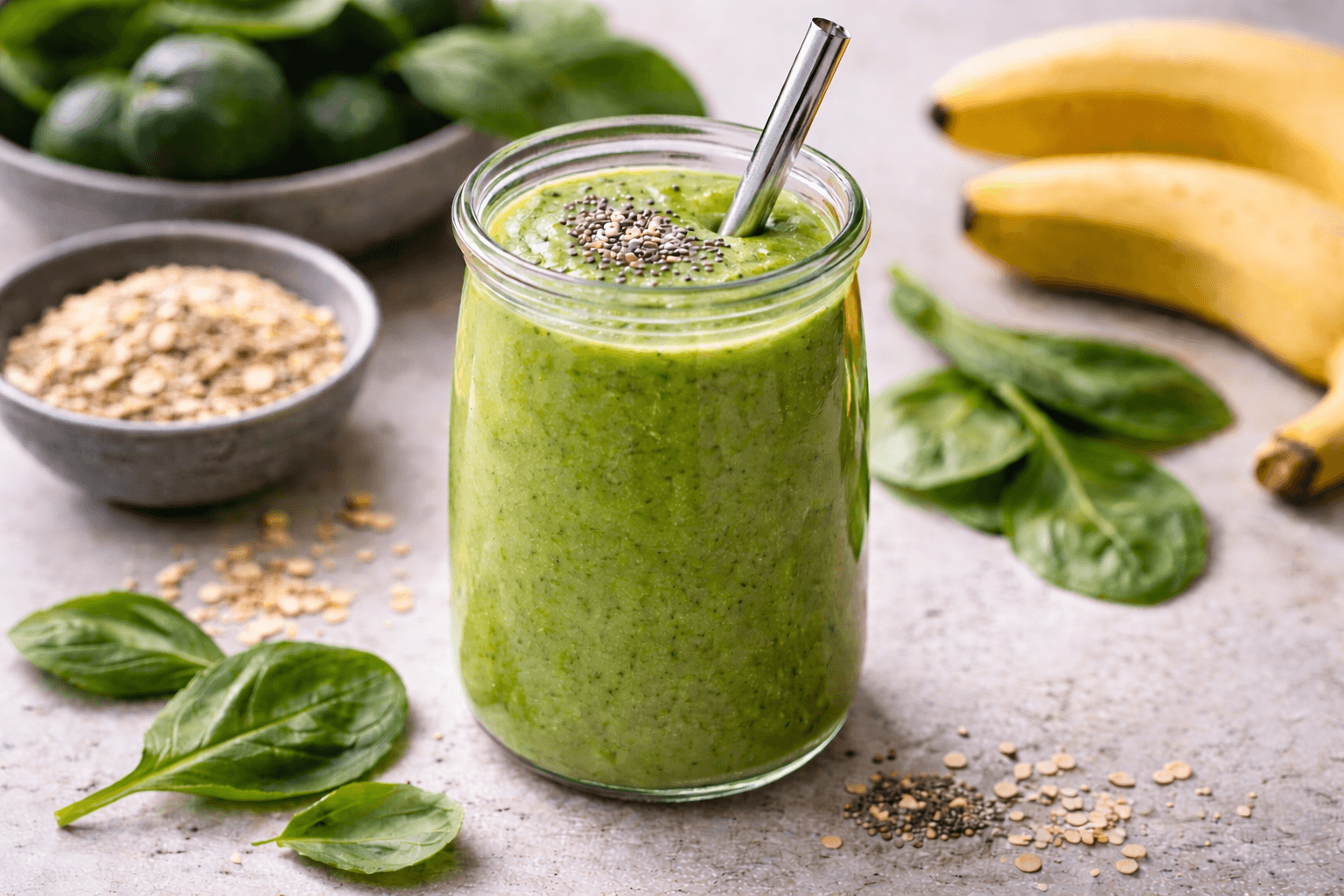 Grüner Smoothie Veganspired