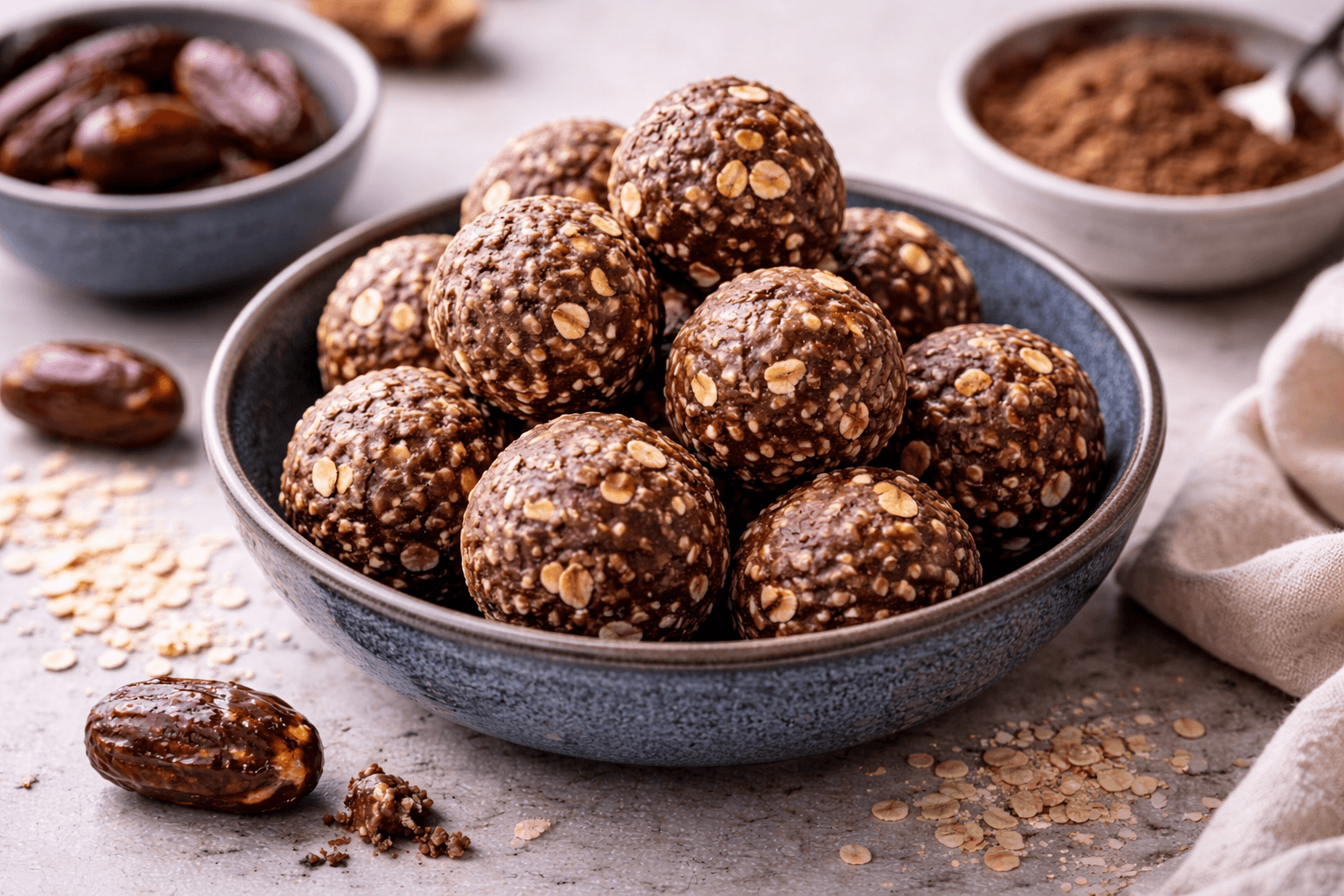 Schokoladenenergie-Bällchen Veganspired